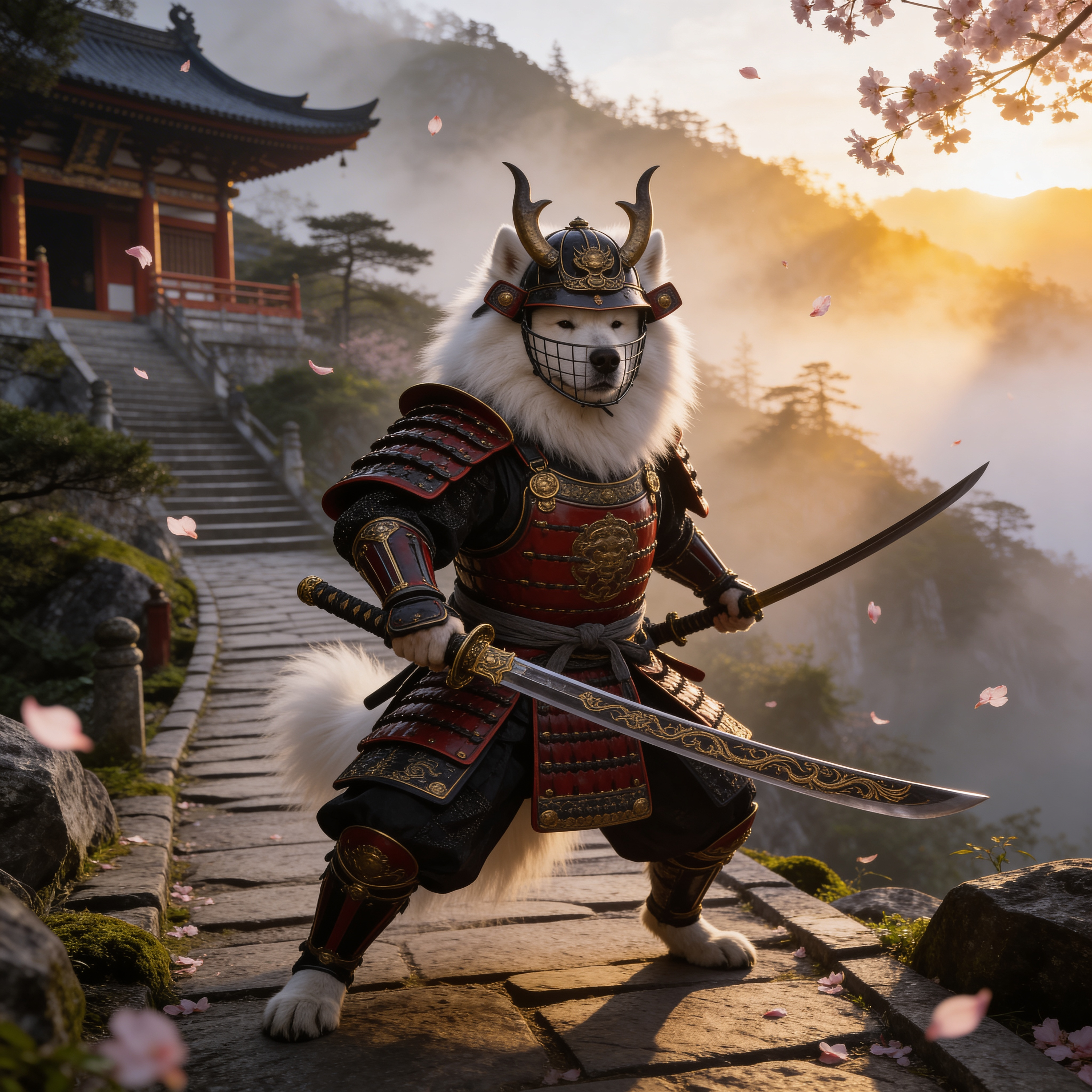 Transformed pet portrait