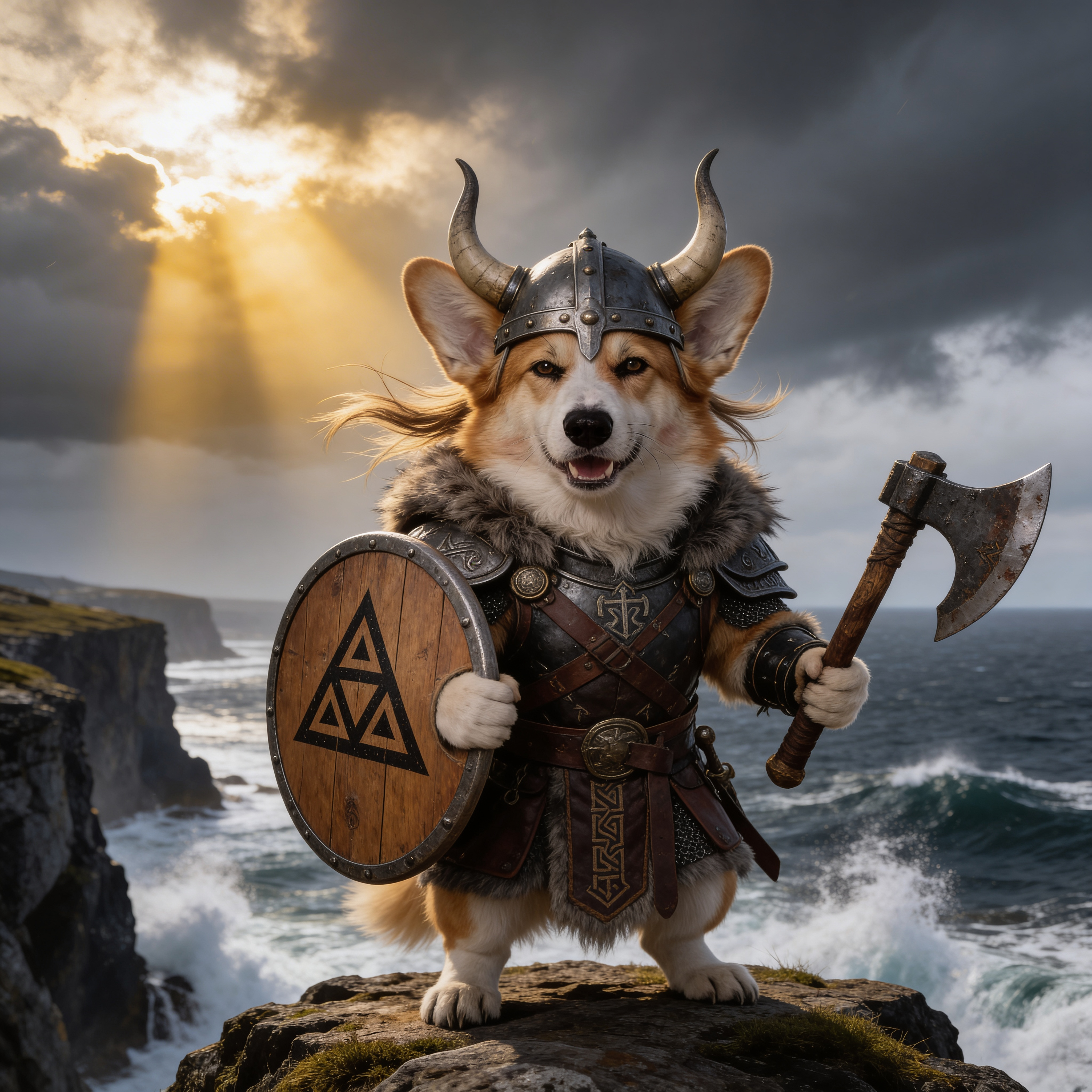 Transformed pet portrait